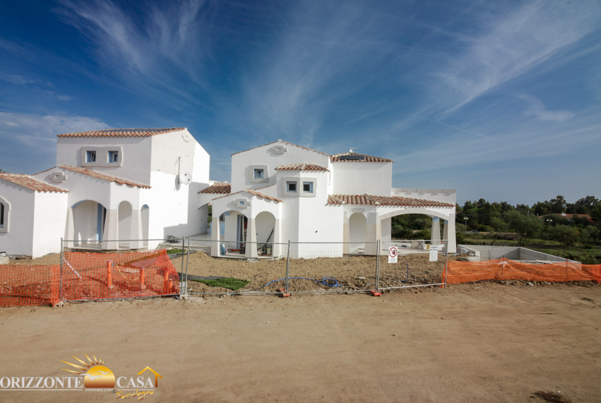 Recent photos of the villas under completion